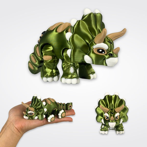 3D Triceratops Toy